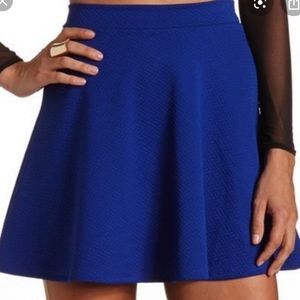 Royal Blue Skater Skirt
